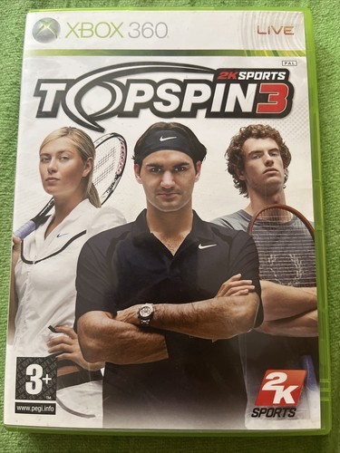 Xbox 360 topspin top spin - xbox,