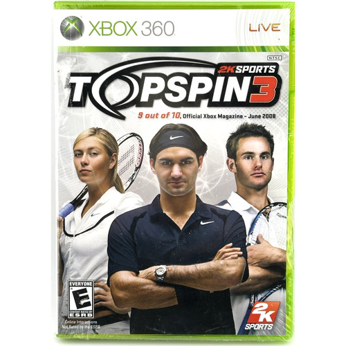 Top spin microsoft xbox - top, (microsoft