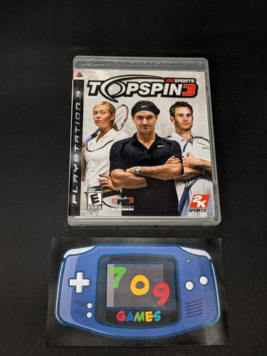 Top spin sony playstation - spin, 3