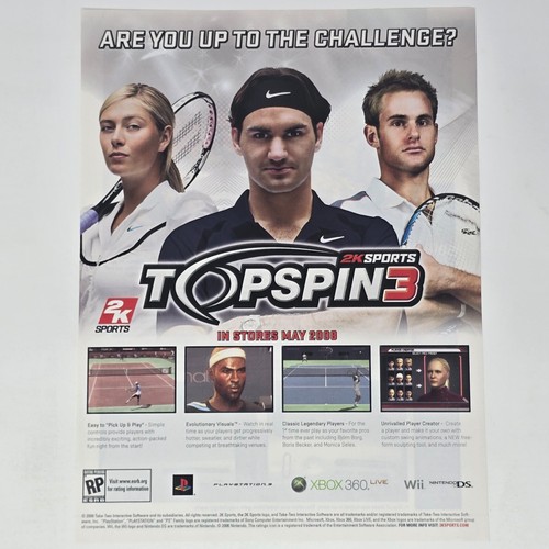 Top spin ps3 xbox - ps3, 360