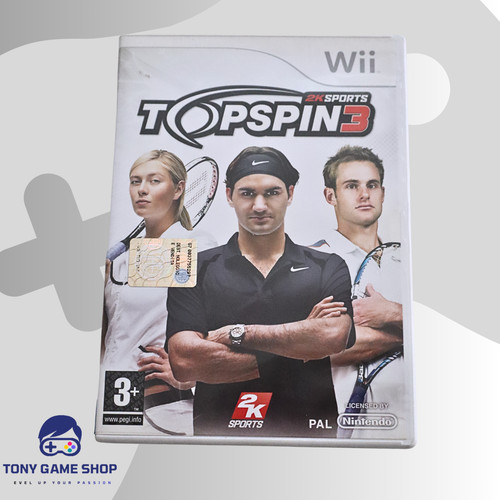 Top spin nintendo wii - top,