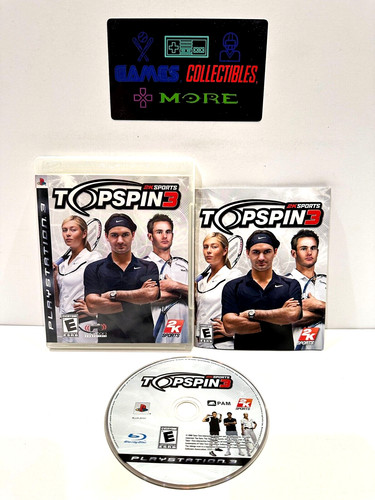 Top spin sony playstation - spin, (sony
